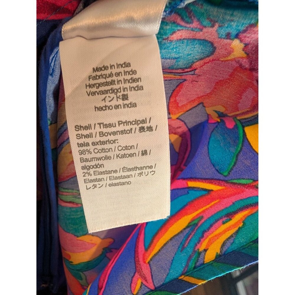 J. Crew‎ Tie Back Strappy Top in Tropical Floral Print - 8 - Picture 8 of 10
